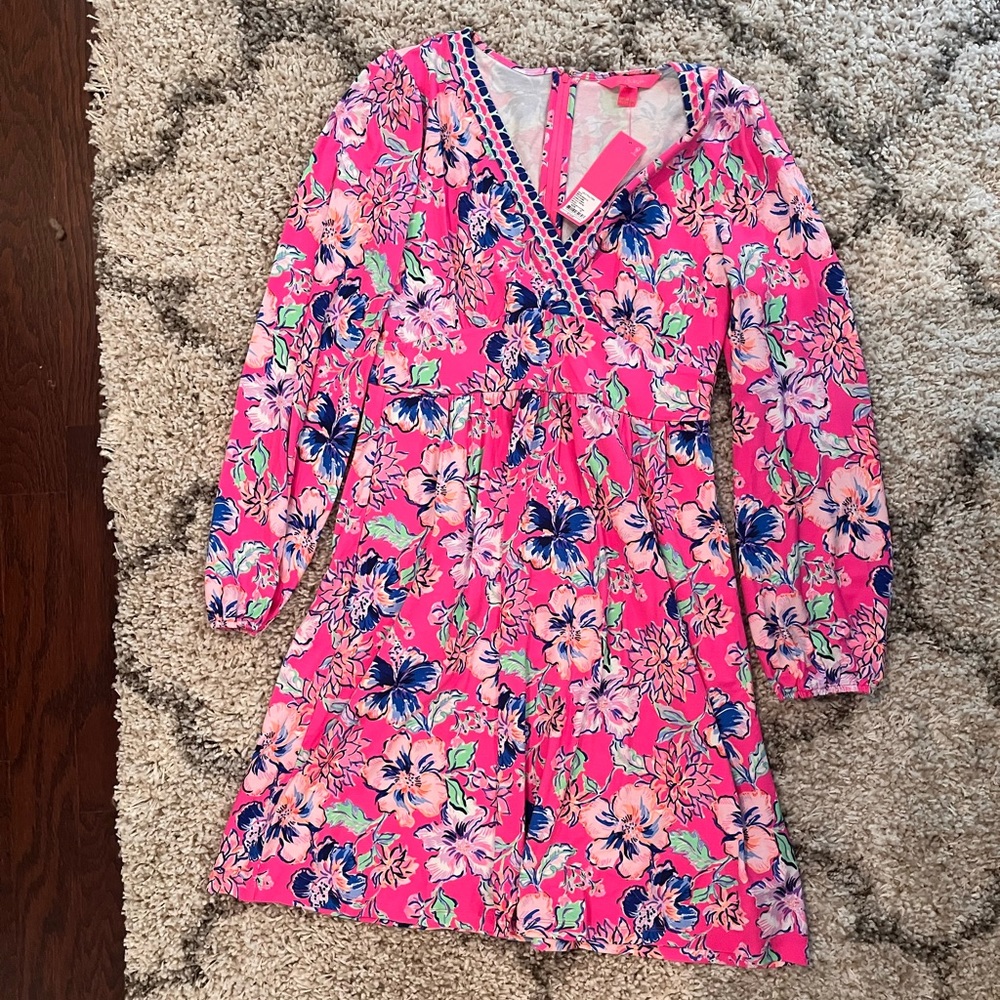Carmilla Dress in Pink Isle